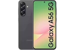 Samsung Galaxy A56 5G (128GB + 8GB) Version Latina Unlocked SM-A566E/DS 6.6" 120Hz 50MP Triple (Awesome Graphite SM-A566EZKAT