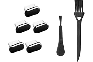 Anti Protector Covers Type-c Charging Port Covers USB Plug with Brushes for Phone 16 15 Series S25 Type Port Protectors