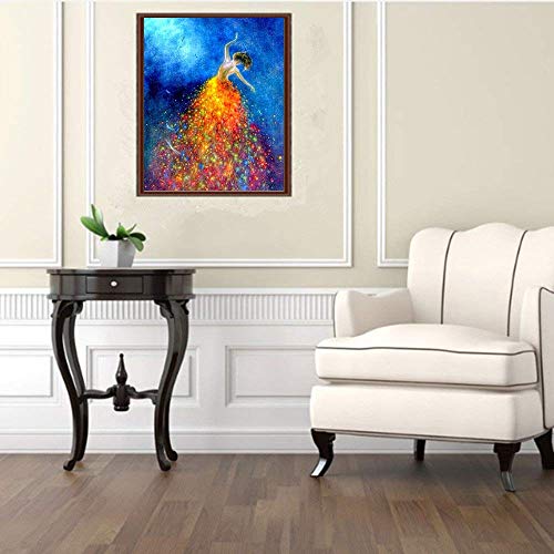 6 Painting+BENBO+Embroidery+Rhinestone+15+8x11+8In