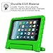 Fintie Shock Proof Case for All-New Amazon Fire 7 Tablet (7th Gen, 2017) - Kiddie Series Light Weight Convertible Handle Stand Kids Friendly Cover, Compatible with Fire 7 (5th Gen, 2015), Green