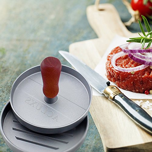 Hamburger Press MONOCO Heavy Duty Non-Stick Veggie Burger Patty Maker, BBQ Grill Hamburger Mold Press - Thumbnail 2