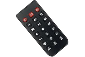 AWO Replacement Remote Control Compatible for Rossetta RT009 Galaxy Star Projector for Bedroom,Northern Galaxy Light Aurora LED Night Light Aurora Projector