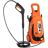 Ivation Electric Pressure Washer 2200 PSI 1.8 GPM with Power Hose Nozzle Gun and Turbo Wand, All Parts Included, W/ Built in Soap Dispenser