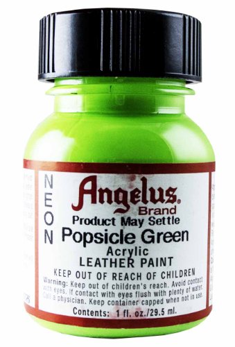 Springfield Leather Company's Neon Popsicle Green Acrylic Leather Paint