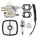 Hilom Carburetor with Tune Up Kit for Carburetor C1U-K52 C1U-K47 for Echo PE-2000 PE-2400 GT-2000 GT-2400 SRM-2100 SHR-210 SHC-1700 SHC-2100 PP-800 PP-1200 PP-1400 PPF-2100 PPT-2100 HCA-2400 primary