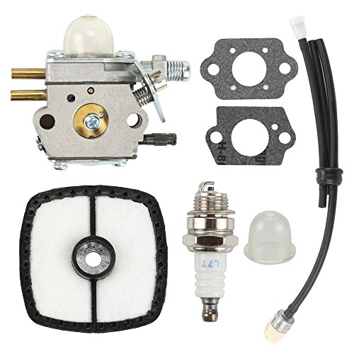 Hilom Carburetor with Tune Up Kit for Carburetor C1U-K52 C1U-K47 for Echo PE-2000 PE-2400 GT-2000 GT-2400 SRM-2100 SHR-210 SHC-1700 SHC-2100 PP-800 PP-1200 PP-1400 PPF-2100 PPT-2100 HCA-2400
