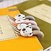 Yansanido Pack of 12 0.38mm Cute Cool Novelty Rabbit Bear Animals Decor Gel Ink Pen (12pcs Rabbit Bear Black)