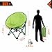 KingCamp Moon Saucer Chair Cute Round Mini Size Ultralight Portable Compact Folding with Safe Lock for Camping Picnic Outdoor with Carry Bag
