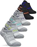 Tesla Men's 6-Pairs Atheltic No Show Socks Cushioned Comfort w Mesh TM-MZS04 / MZS05 / MZS06