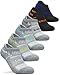 Tesla 6-Pairs Atheltic Socks Comfort w Mesh MZS04/MZS05/MZS06/MZS07