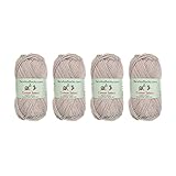 BambooMN Brand Cotton Select Yarn - 4 Pack - Col 110 - Vapor Grey