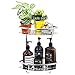 Carpe Diem shower shelf（No Drlling）Durable Aluminum 2 Tiers Shower Organizer Shower Rack Adhesive Suction Corner Shower Caddy