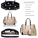YNIQUE Satchel Purses and Handbags for Women Shoulder Tote Bags Wallets