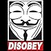 New Way Vendetta Disobey Unisex Funny T-Shirt