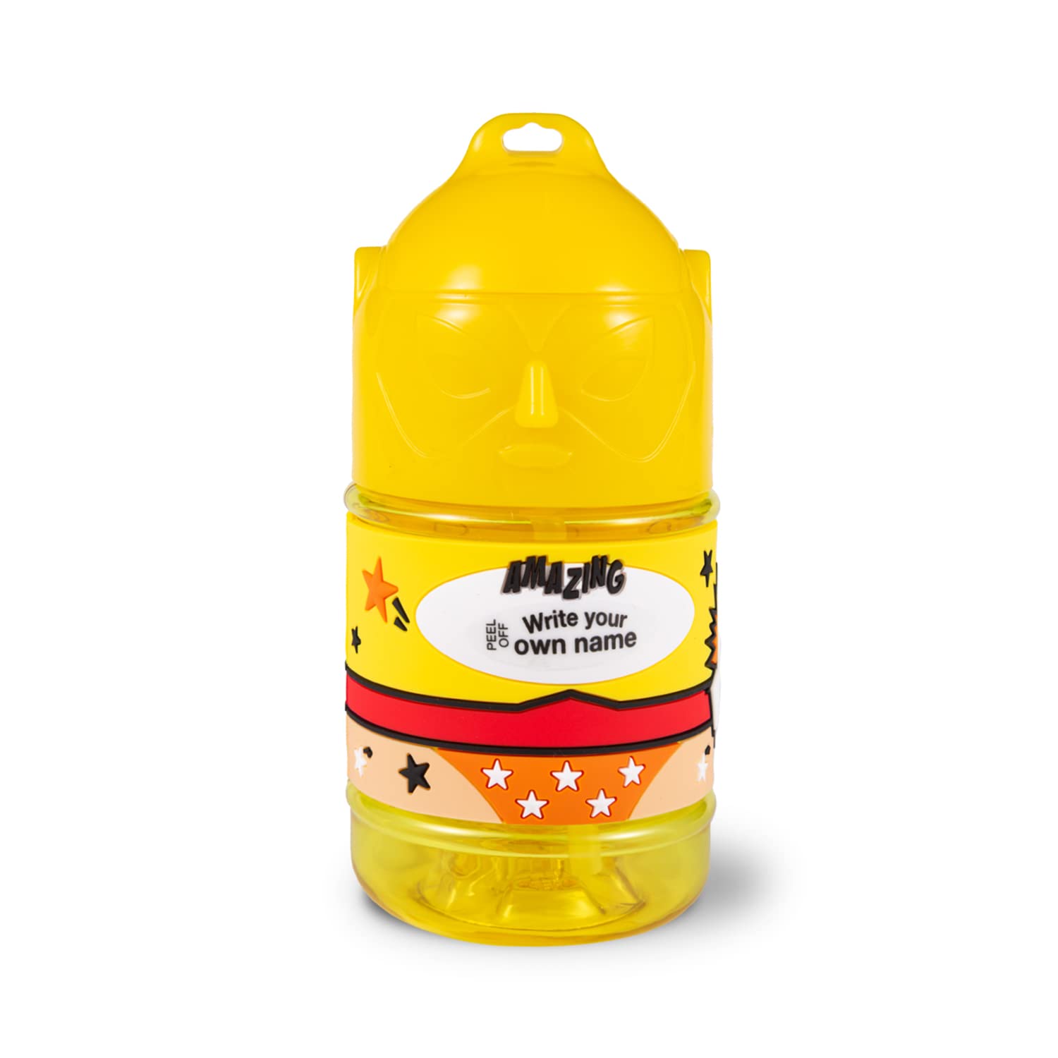 Personalised Super Drinks Bottle (Blank Female Yellow) — image 1