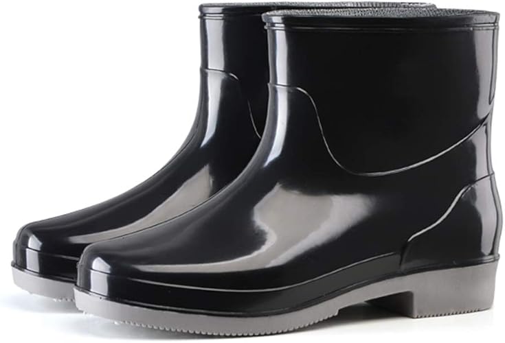 solid color rain boots