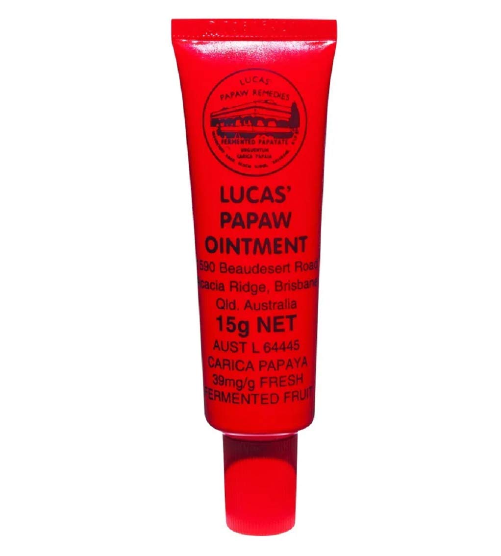 Lucas Papaw Ointment 15G (With Lip Applicator) Best Paw Paw Cream for