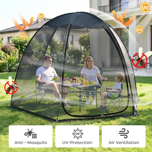 Alvantor Pop Up Screen House Tent 10x10 Review: Portable Mesh Gazebo for Camping and Backyard image 24