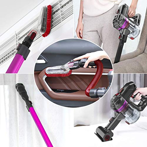 Dibea Cordless Stick Vacuum Cleaner Upgraded 24KPa Powerful Electric