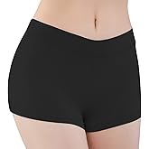 UINASH Women's Shorts Boy Cut Low Rise Spandex Active Dance Shorts Fitness Yoga Gym Workout