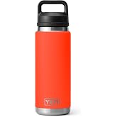 YETI Rambler 26 oz Bottle, Leakproof, Vacuum Insulated, Stainless Steel with Chug Cap, Solar Flare
