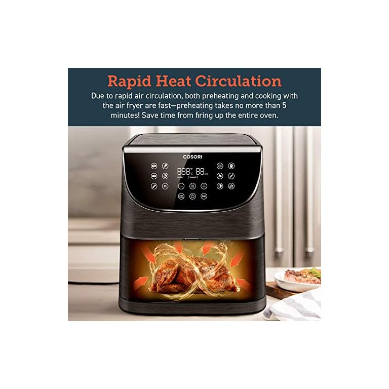 COSORI Pro Air Fryer Oven Combo, 5.8QT Max Xl Large Cooker with 100