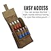 Kosibate Molle Shotgun Shell Holder Pouch, Tactical 25 Rounds Reload Ammo Mag Bag,Quick Access Shotshell Carrier for 12G 20G