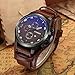 CURREN Men's Sports Waterproof Leather Strap Date Wrist Watch 8225 All Brown