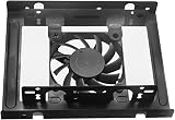 DEEPFOX 2.5" SSD HDD to 3.5" Bay Mounting Bracket Adapter Kit w/SATA Cable view 7