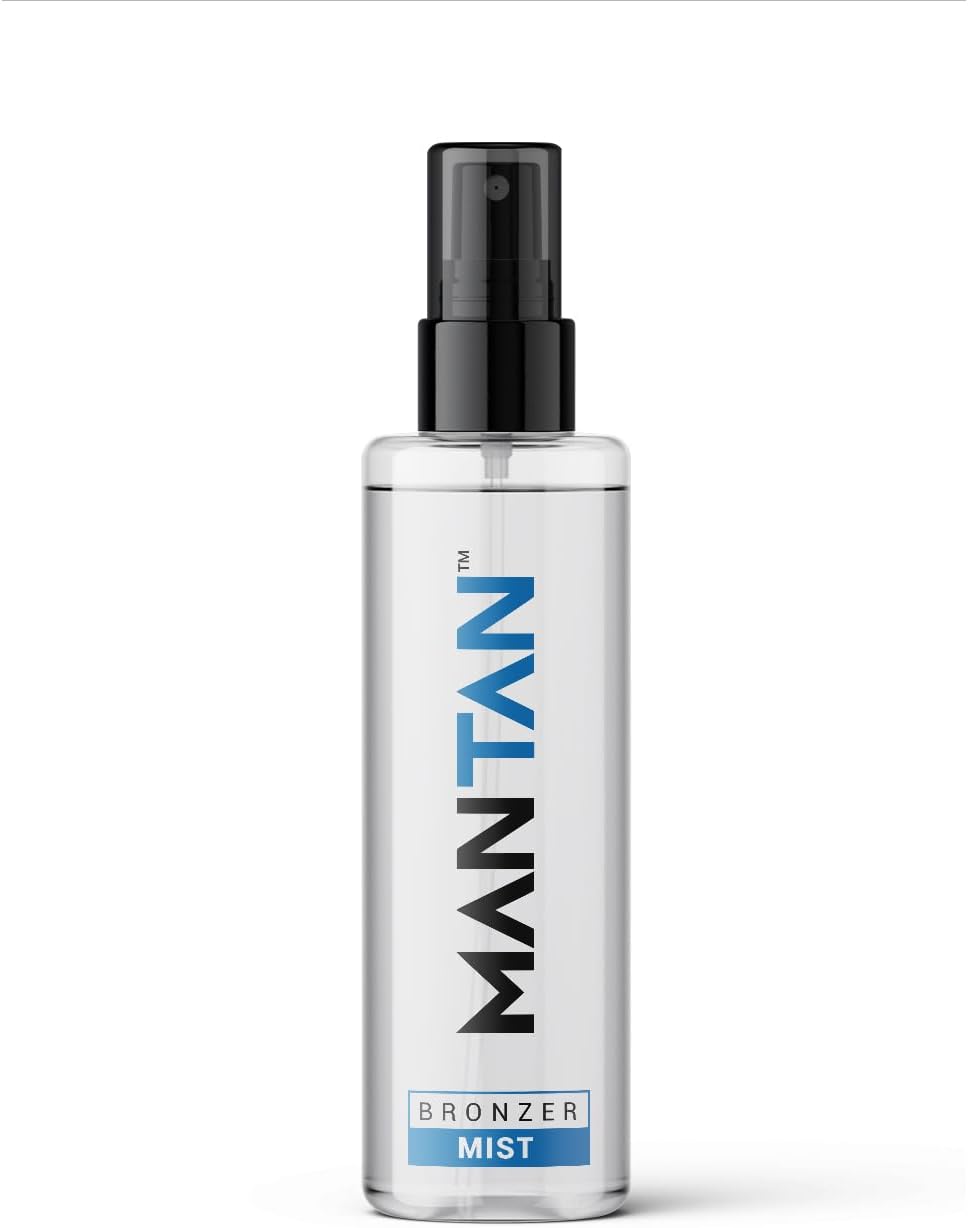 MANTAN Bronzer Mist Gradual Tanning Water for Men Face Body Hyaluronic Acid