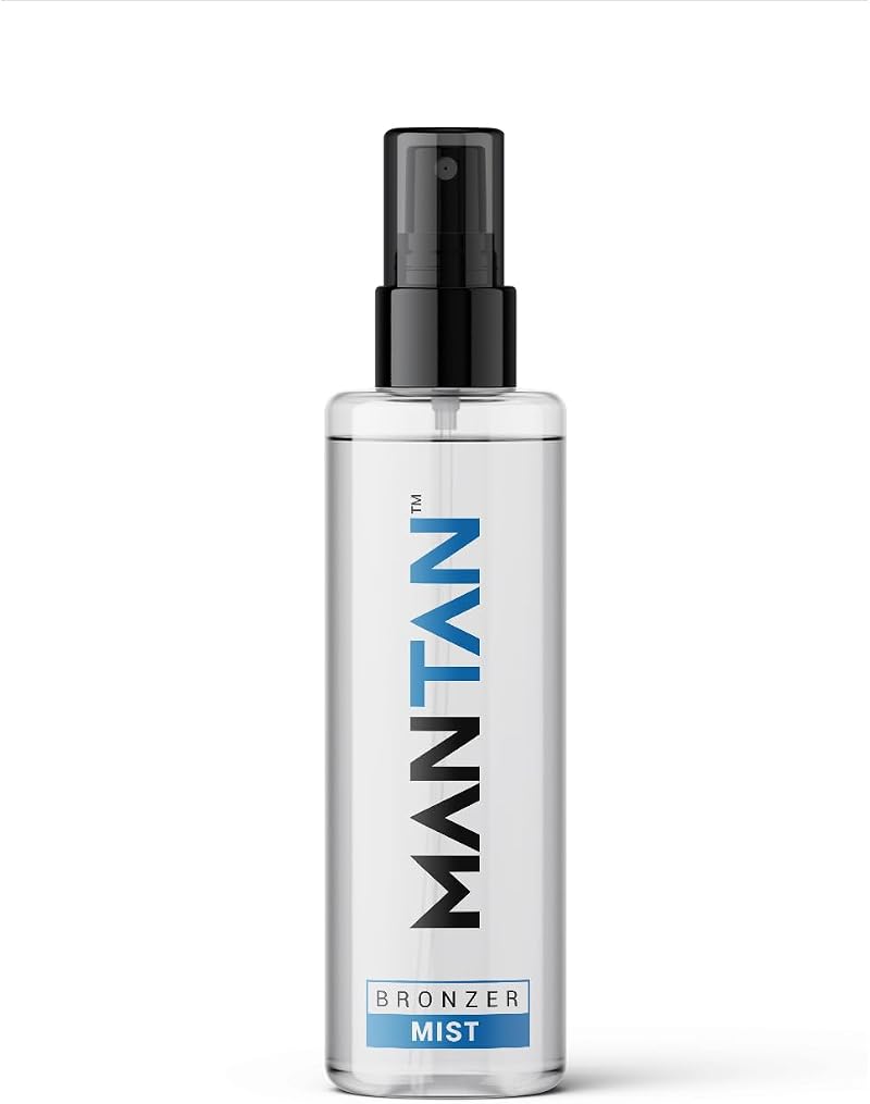 MANTAN Bronzer Mist Gradual Tanning Water for Men Face Body Hyaluronic Acid