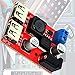 Icstation DC-DC Voltage Regulator LM2596S Buck Converter Step Down Power Supply Module 6-40V to 5V 3A Dual USB DIY Charger for Car Phone Tablet DC 5.5X2.1mm Port