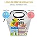 Naanle Marble Insulated Zipper Lunch Bag Cooler Tote Bag for Adult Teen Men Women, Black and White Marble Lunch Boxes Lunchboxes Meal Prep Handbag
