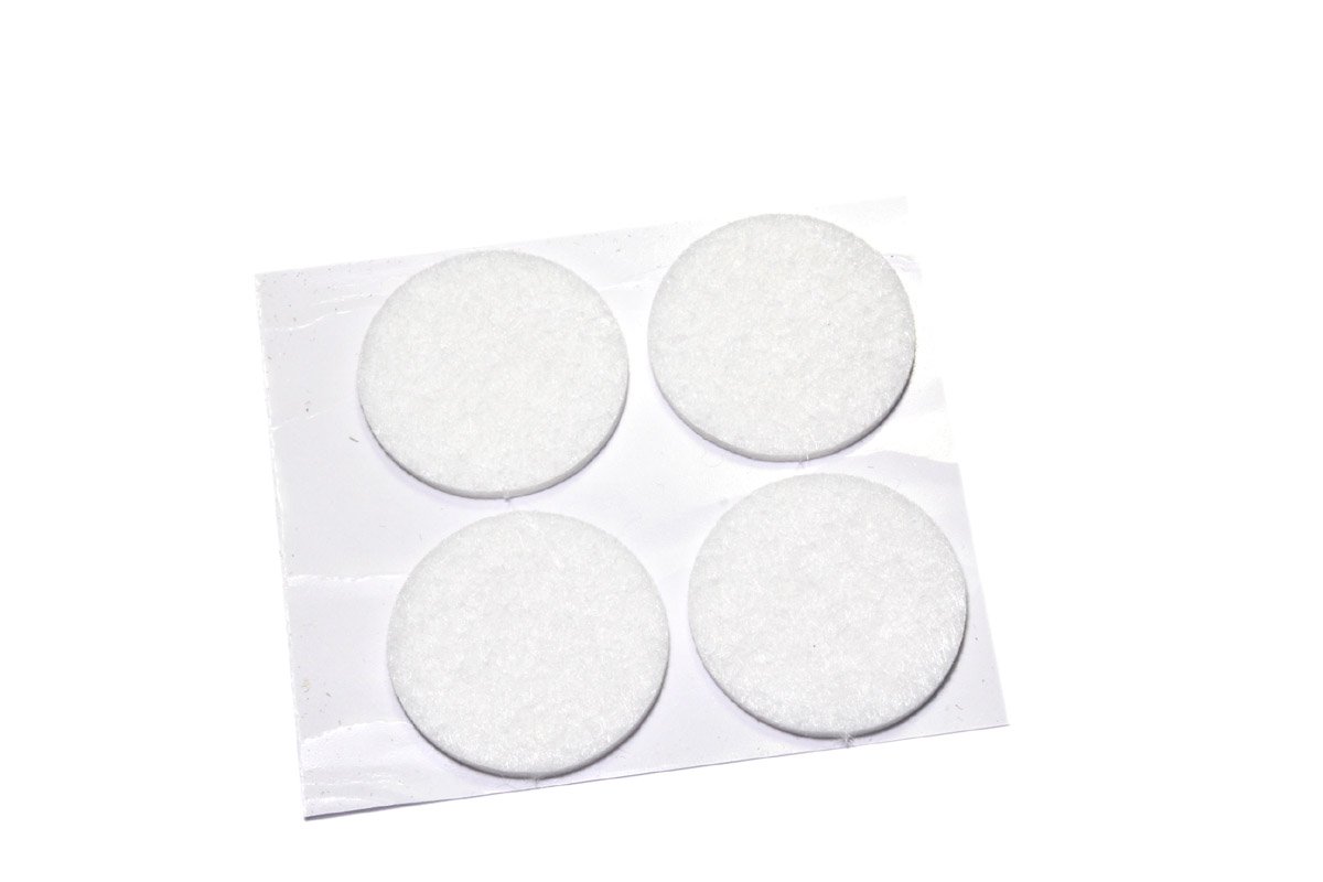 BONUS Eurotech 1MG14.22.0000/032 Adhesive Felt Pads, Diameter 32 mm, Brown, 4 Pcs., White (Pack of 4)