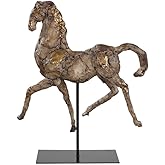 Uttermost Caballo - 16.5 inch Dorado Horse Sculpture - 14 inches Wide by 5.13 inches deep