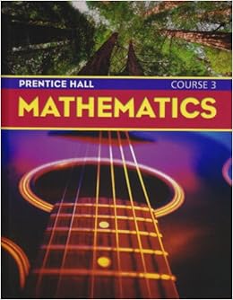 Prentice Hall Mathematics Course 3 Randall I Charles 9780130685551 Amazon Com Books
