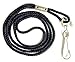 Champion Sports Heavy Nylon Lanyard - 12-Pack - Black