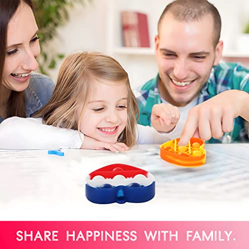 GETIEN 60 PCS Heart-Shaped Pop its Set Fidget Toys