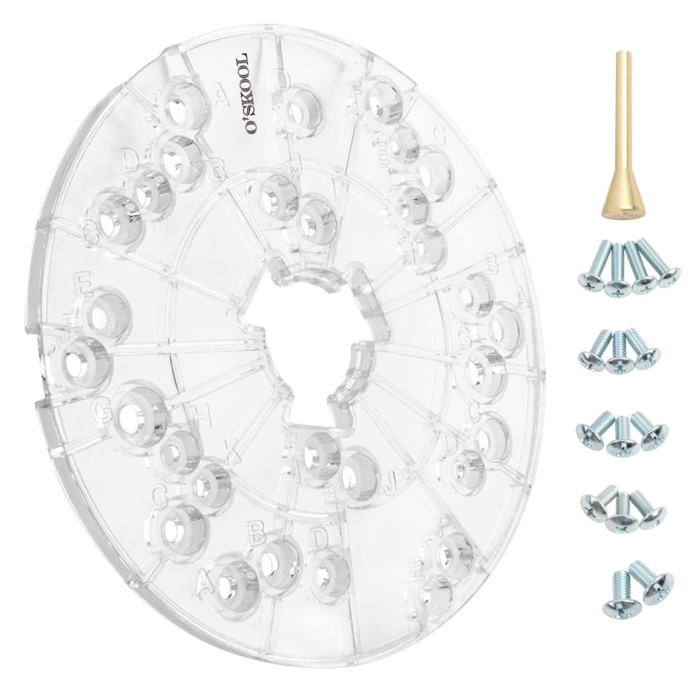 Photo 1 of O'SKOOL 6-1/2" Router Polycarbonate Universal Base Plate Fits Router Porter-Cable, Bosch, Hitachi, Dewalt