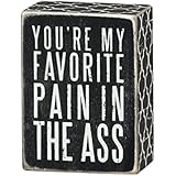 Primitives by Kathy 23233  Floral Trimmed Box Sign, 4