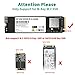 ZEXMTE USB C NVMe M.2 SSD Enclosure, USB 3.1 Polished Aluminum Cooling Enclosure for M.2 NVMe SSD 10Gbps, PCIe Based M-Key M.2 SSD Hard Drive Enclosure, for NVMe M.2 SSD 2230 2242 2260 2280