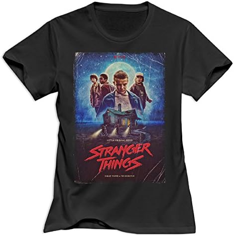 Women's Popular Series Stranger Things Poster Awesome Fashion Funny T Shirts