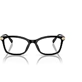 COACH womens Hc6219u Universal Fit Rectangular Prescription Eyewear Frames