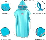 Hiturbo Changing Robe Surf Poncho with Hood One Towel Lightweight view 2