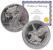 2023 1 Ounce OZ 999 Fine Solid USA American Liberty Eagle Coin Titanium Precious Metal Ingot Bullion Ti Elemen