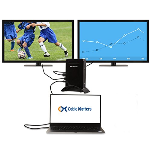 [Certified] Cable Matters Hybrid Docking Station - Wired USB-C or Wireless 60 GHz for Windows Computers