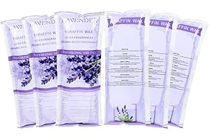 Toyar Paraffin Wax Refill, 6 lbs Lavender Scented Paraffin Wax Blocks for Paraffin Bath, Paraffin Bath Wax 6 Pack, Use To Relieve Stiff Muscles and Arthitis Pain - Deeply Hydrates and Protects