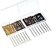 Hicarer 200 Pieces Multicolor Bobby Pins 4 Colors Hair Pins Assorted Colors Hair Clips with Clear Boxes for Women