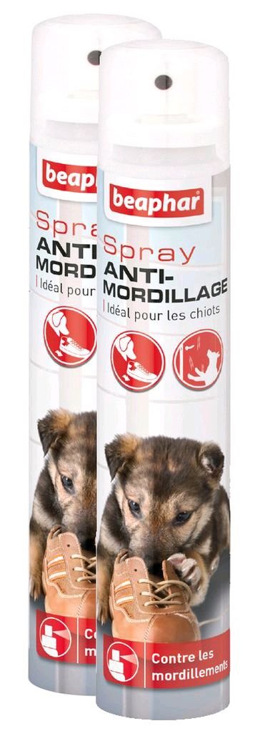 Beaphar Dog Anti-mordillage Spray 125ml – Pack of 2