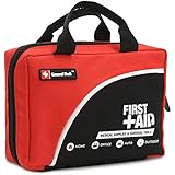 First Aid Kit-160 Piece Professional for Medical Emergency - Includes Emergency Blanket, Bandage, Scissors for Home, Car, Camping, Office, Boat,Hiking,Workplace and Traveling